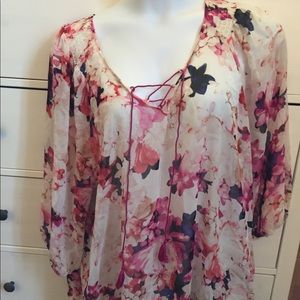 Lane Bryant pink top